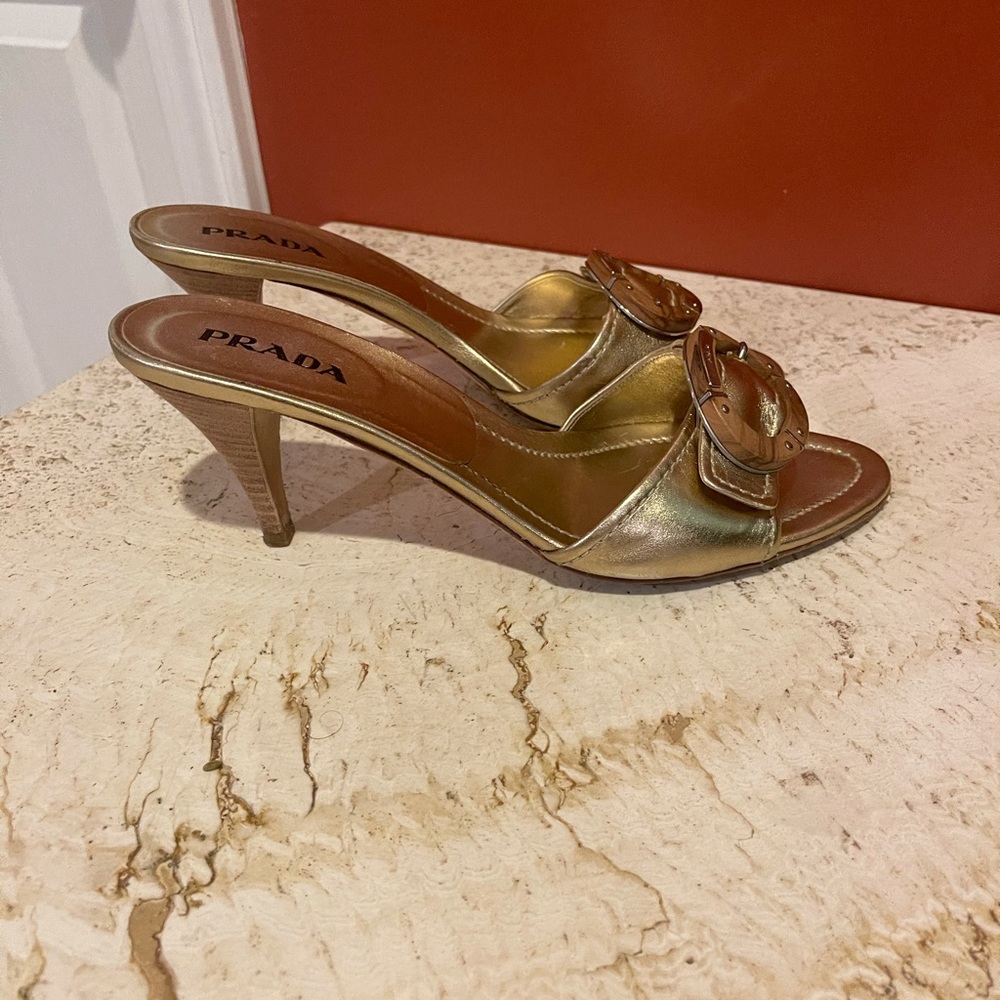 Prada 3 inch heels, size 38 1/2 Italian